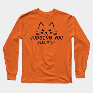 Judging You Silently Long Sleeve T-Shirt